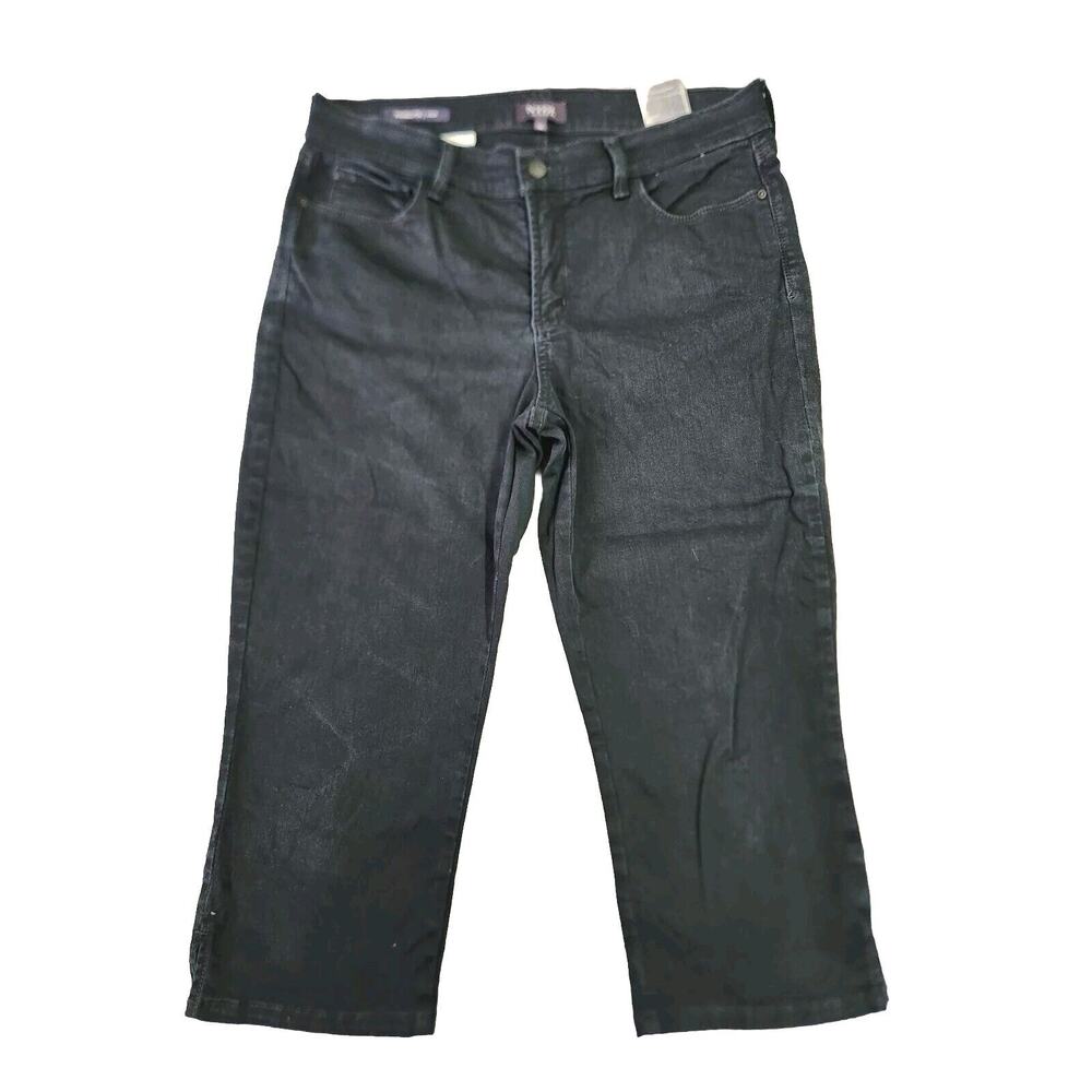 NYDJ MARILYN Crop Straight Capri Jeans Size: 10